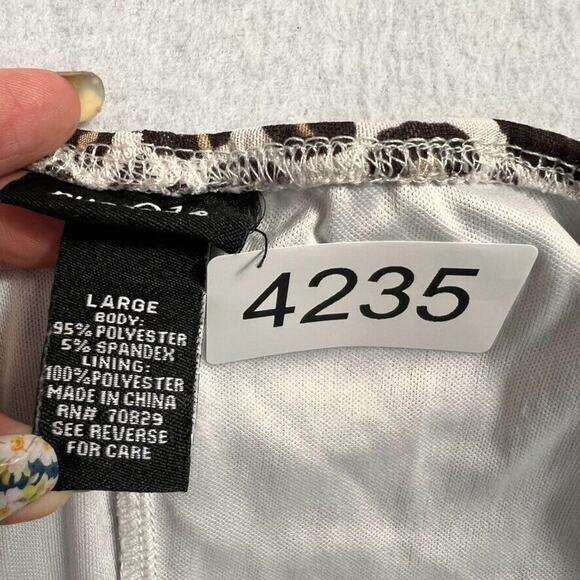 Rue 21 Cami Dress Women's Large Brown Butterfly Cheetah Print Fairy Core Grunge - Picture 7 of 9